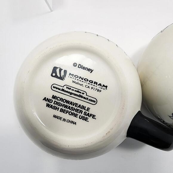 Disney Mugs (x2) 2 sided Nightmare Before Christmas Jack Skellington Tim Burton - Picture 10 of 11